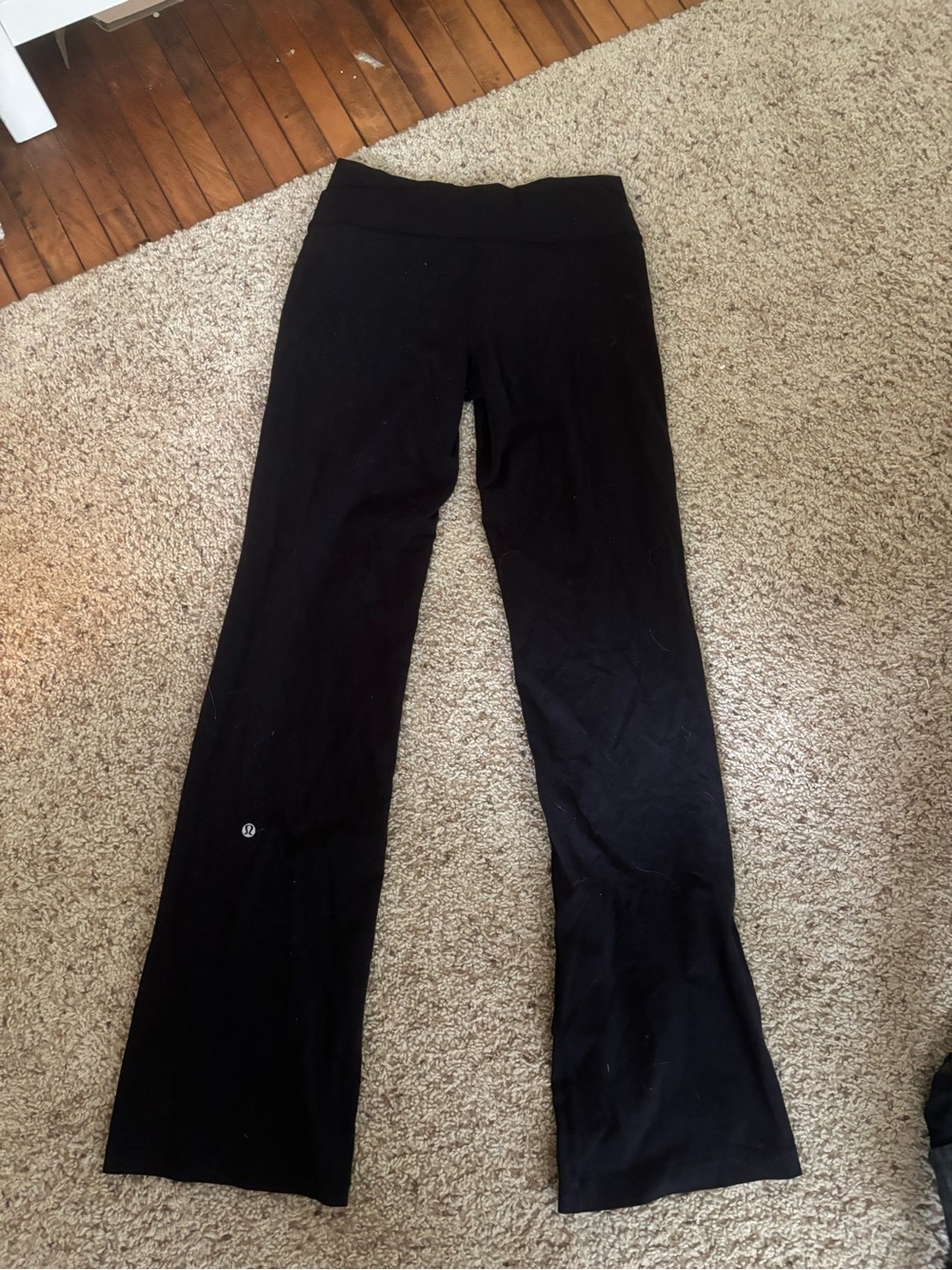 lululemon athletica Black Bootcut Yoga Pants